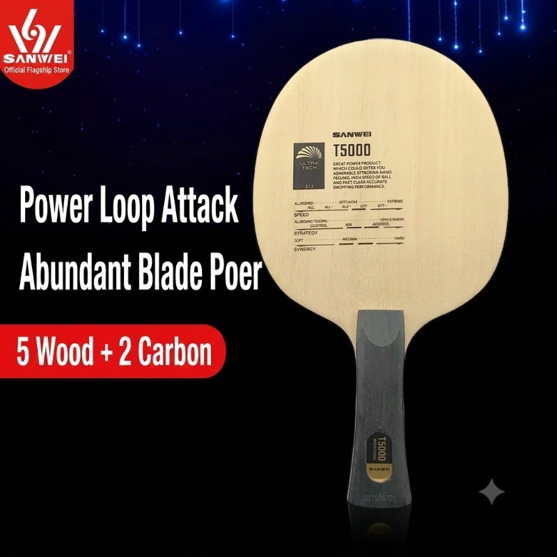 1 unidad SANWEI T5000 Pala de  - Stiga Carbon Blade reseña y precio