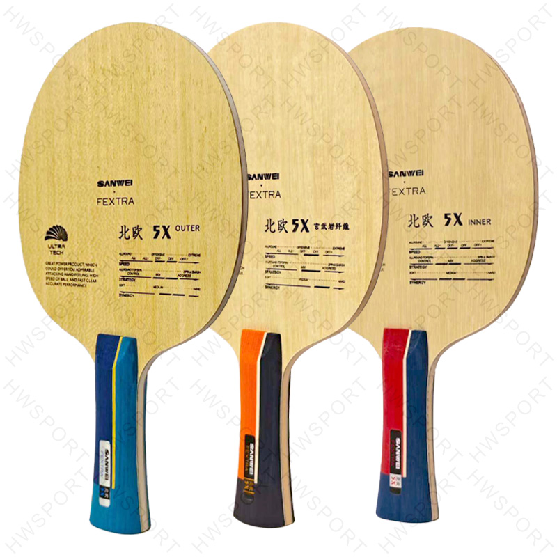 SANWEI FEXTRA 5X hoja de tenis - Stiga Carbon Blade reseña y precio